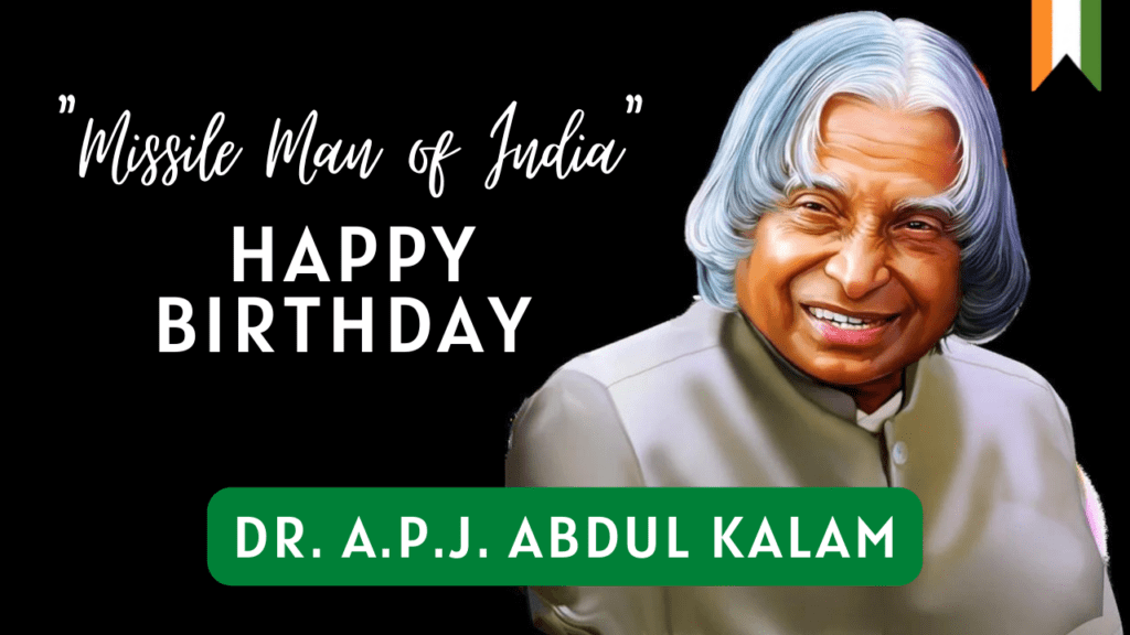 APJ Abdul Kalam : Remembering the Veteran on his 90th birth anniversary.